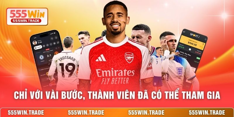 Chỉ với vài bước, thành viên đã có thể tham gia 